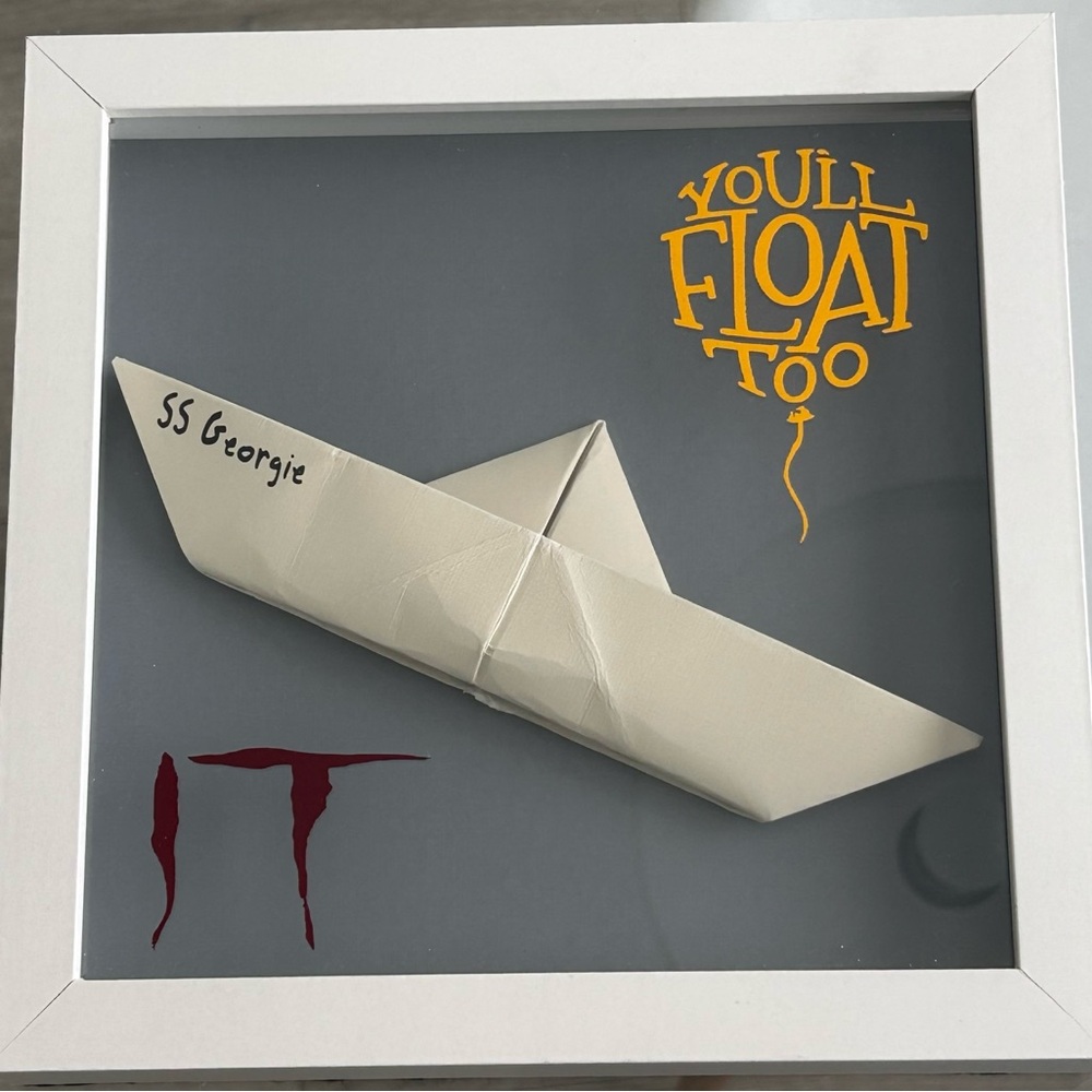 🎈 “You’ll Float Too!” IT Movie Shadow Box 🎈